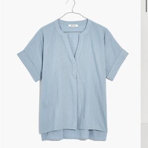 Lakeline Popover Shirt in Clip-Stripe